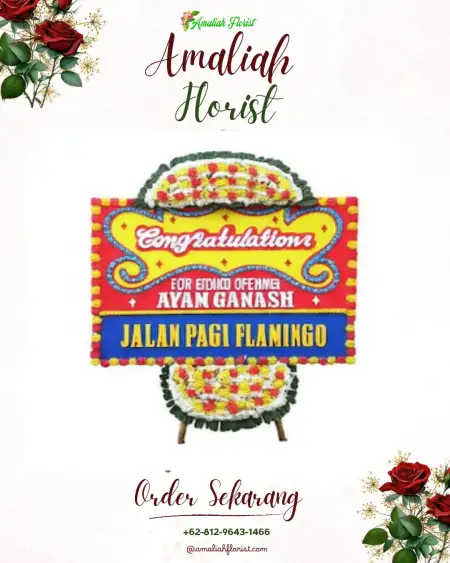 Sewa Papan Bunga Padang Cermin